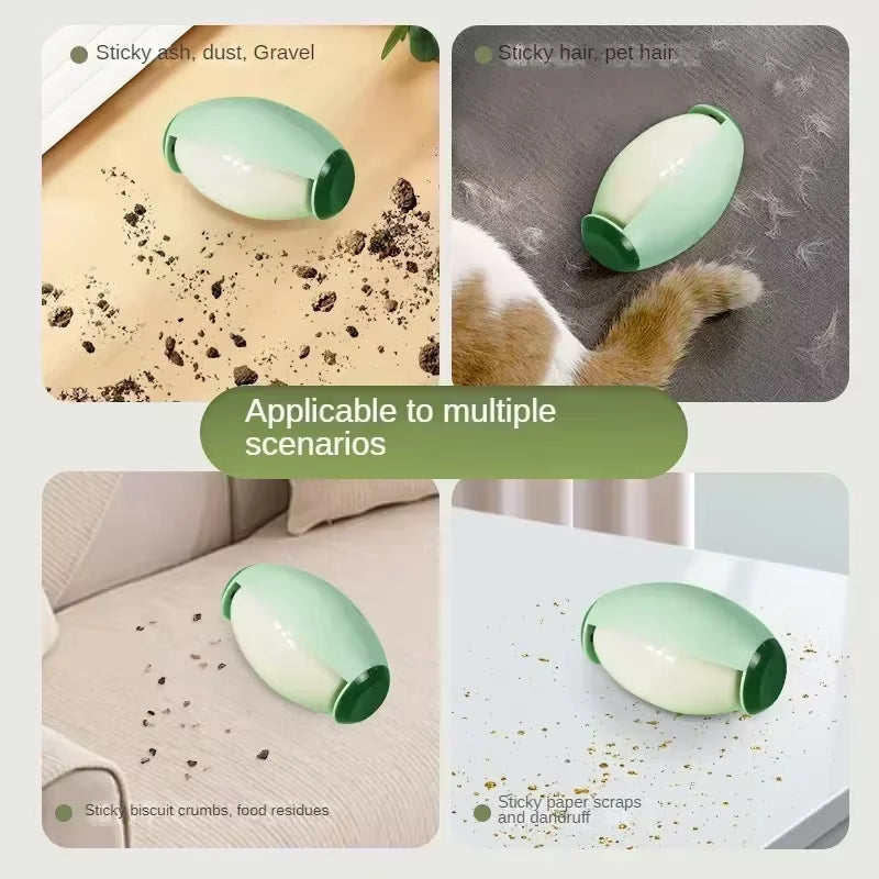 Portable Reusable Pet Hair Remover Roller - Effortless Dust and Lint Eliminator Brush